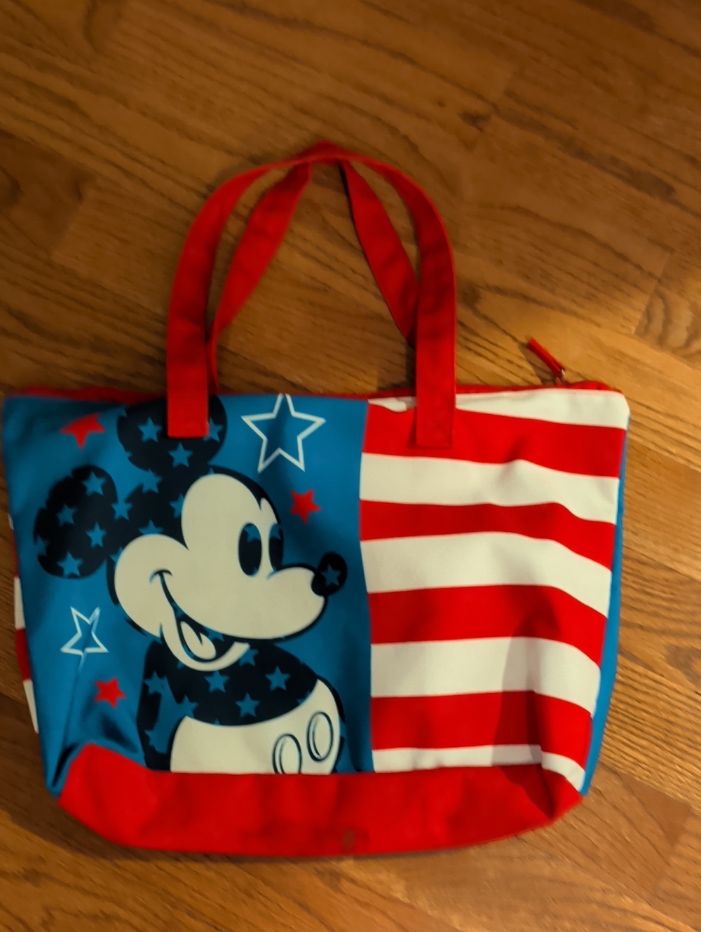 Disney Red, White & Blue Mickey Flag Tote